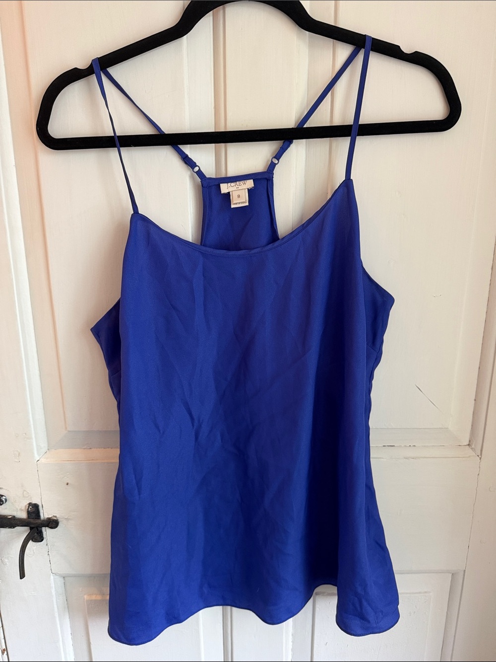 J. Crew Factory Royal Blue Adjustable-Strap Camisole